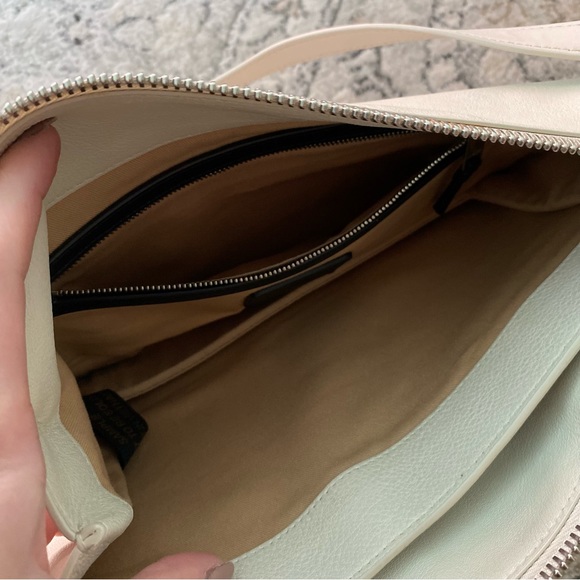 All Saints Leather Shoulder Bag (white) - Picture 6 of 7